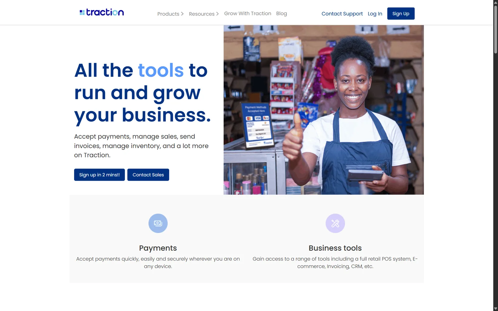 Traction Apps product interface